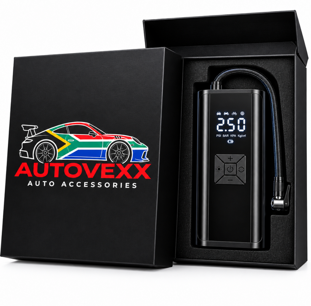 AirVexx 2-in-1 — Tyre Inflator + Power Bank