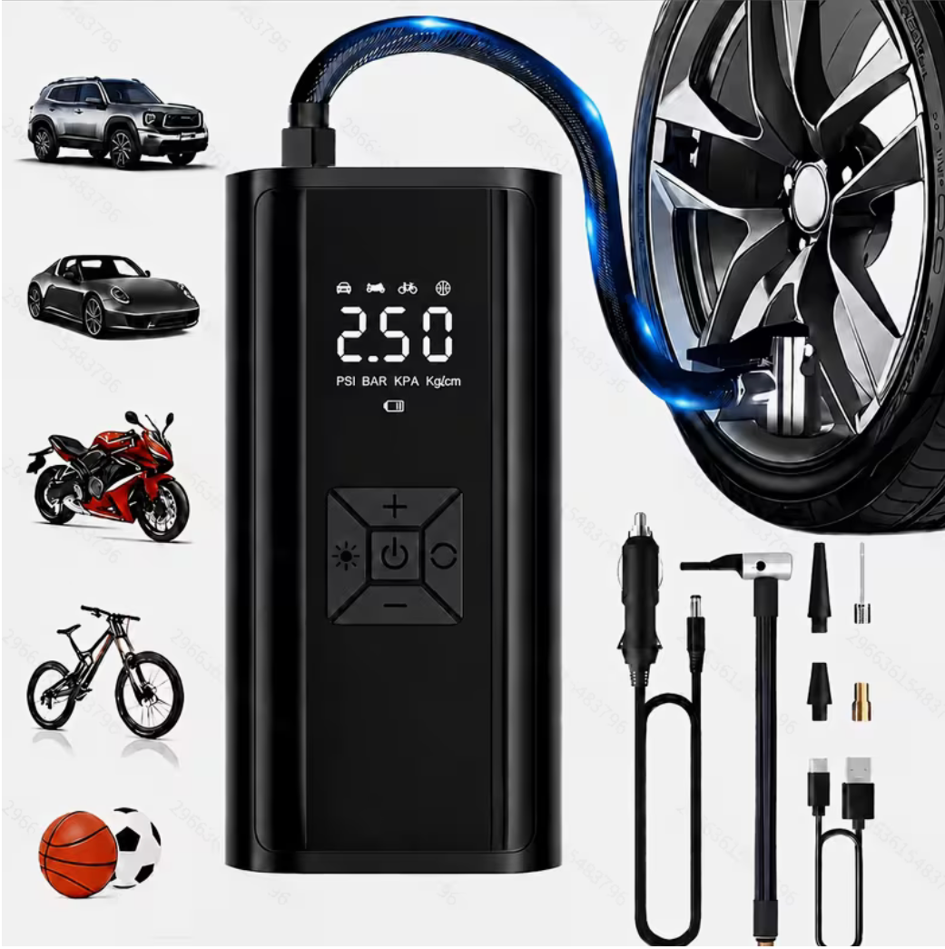 AirVexx 2-in-1 — Tyre Inflator + Power Bank